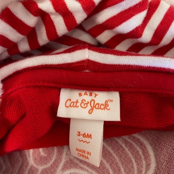 Baby Onsie Santa red baby jammies cat & Jacks size 3-6months - Picture 4 of 4